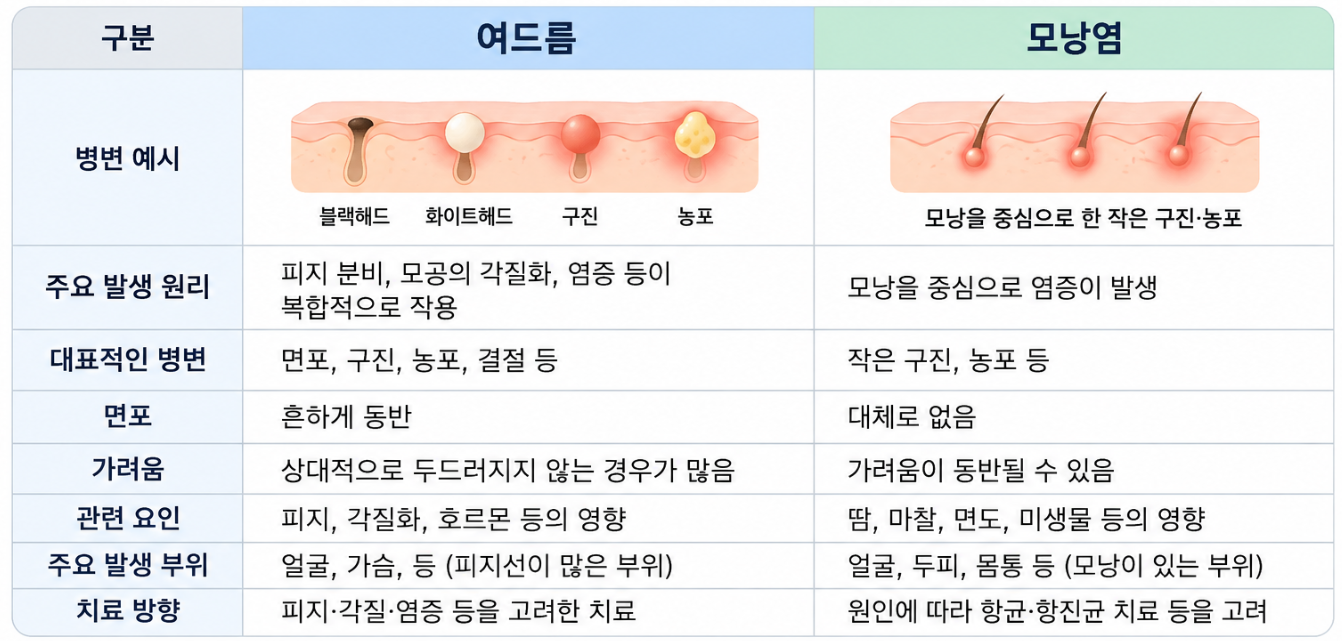 [수원점] 모낭염, 절대 압출하면 안 되는 걸까요? - 해율한의원
