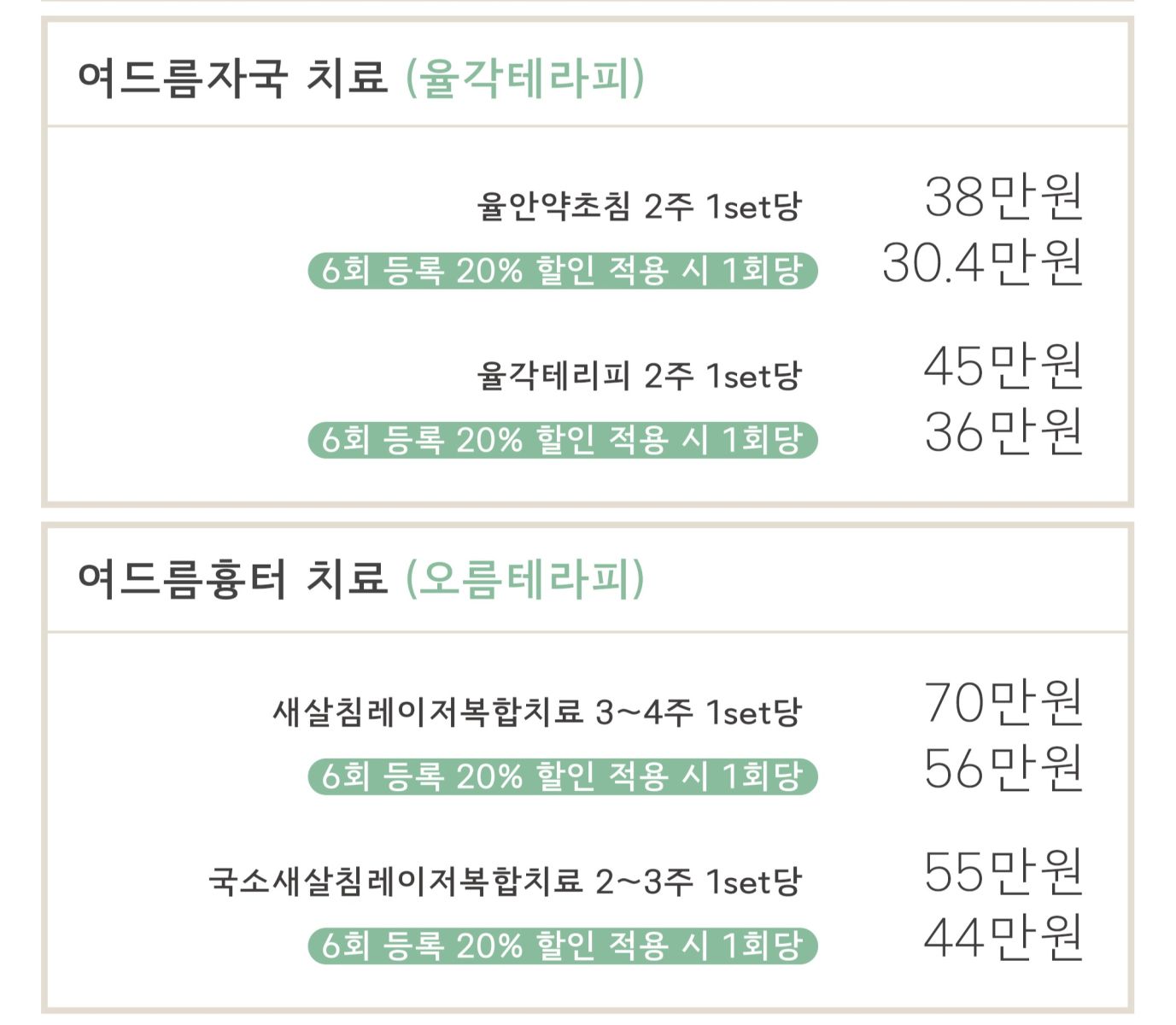 [울산점] 울산해율한의원 여드름흉터, 파인흉터 새살침과 레이저 병행치료법과 비용설명 드립니다. - 해율한의원