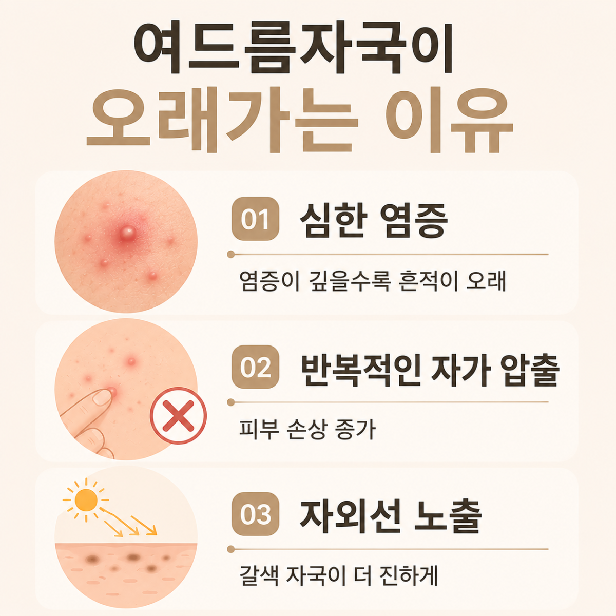 [울산점] 울산여드름자국 시간이 지나면 없어질까요? - 해율한의원